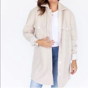 JACKSON ROWE X JILLIAN HARRIS SCHOLAR SHACKET from Jilly box